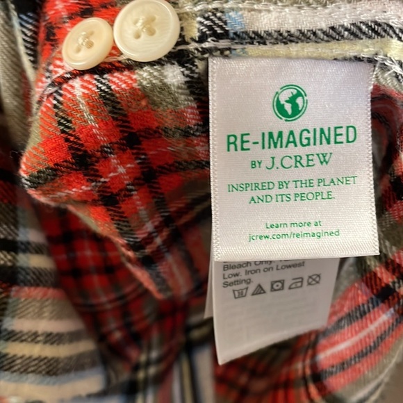 J. Crew Classic Plaid shirt size 6 - Picture 8 of 11